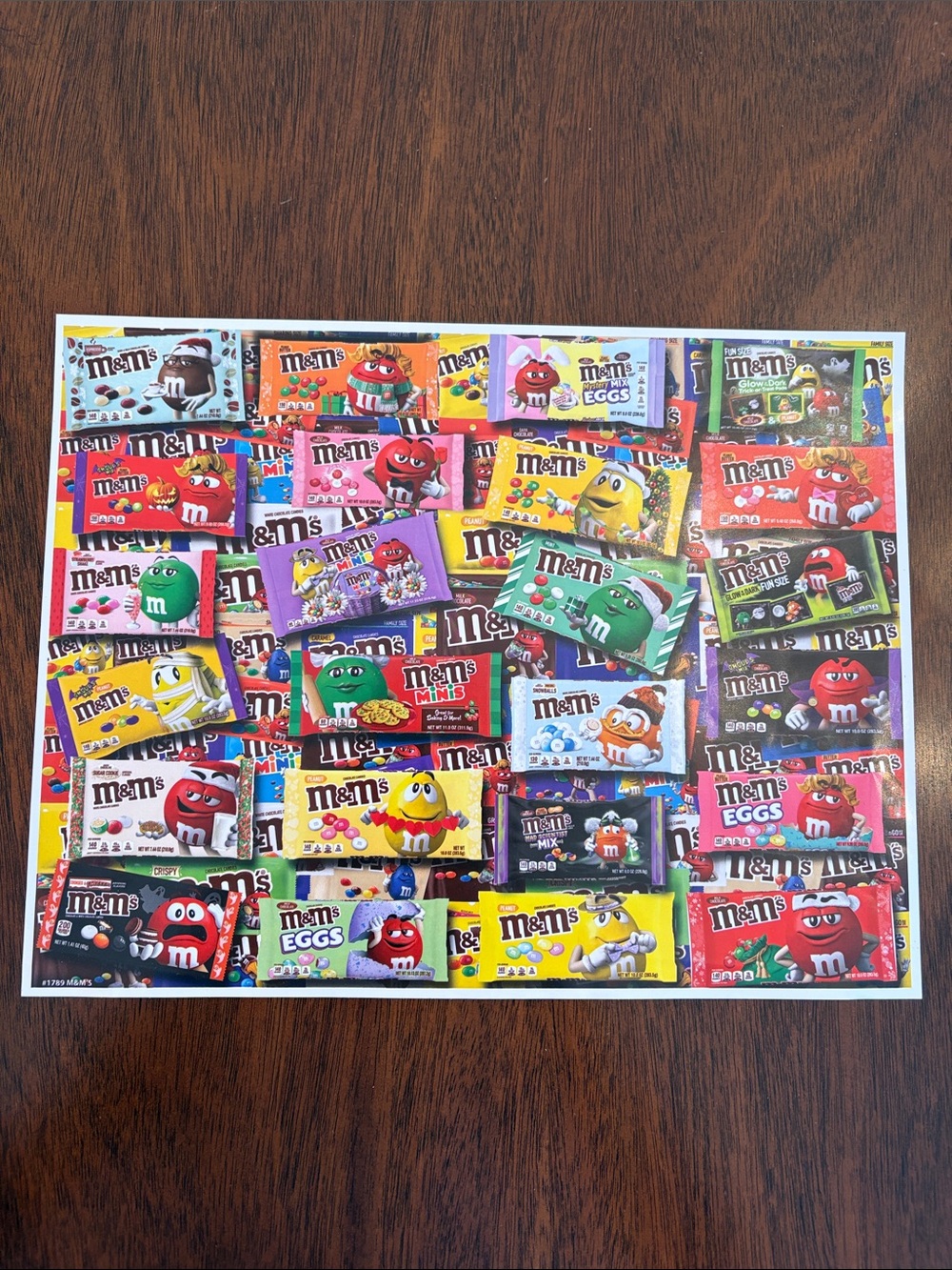 White Mountain M&M'S puzzle-1,000 pieces